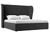 Интерьерная кровать Далия 160 (серый цвет)