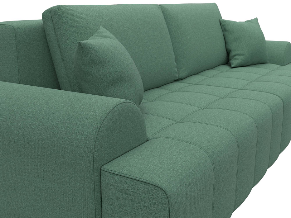 Диван прямой Лига-080 НПБ (амур 11 зеленый)