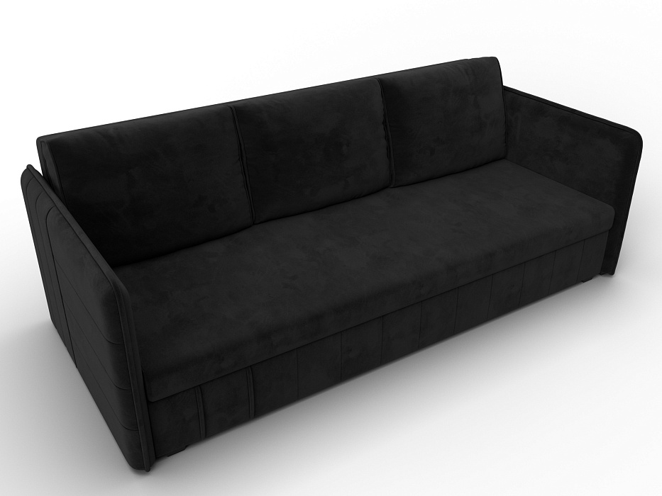 Диван прямой Слим (seven 35 черный)
