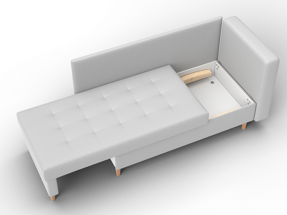 Кушетка Лига-098 (экокожа белый)