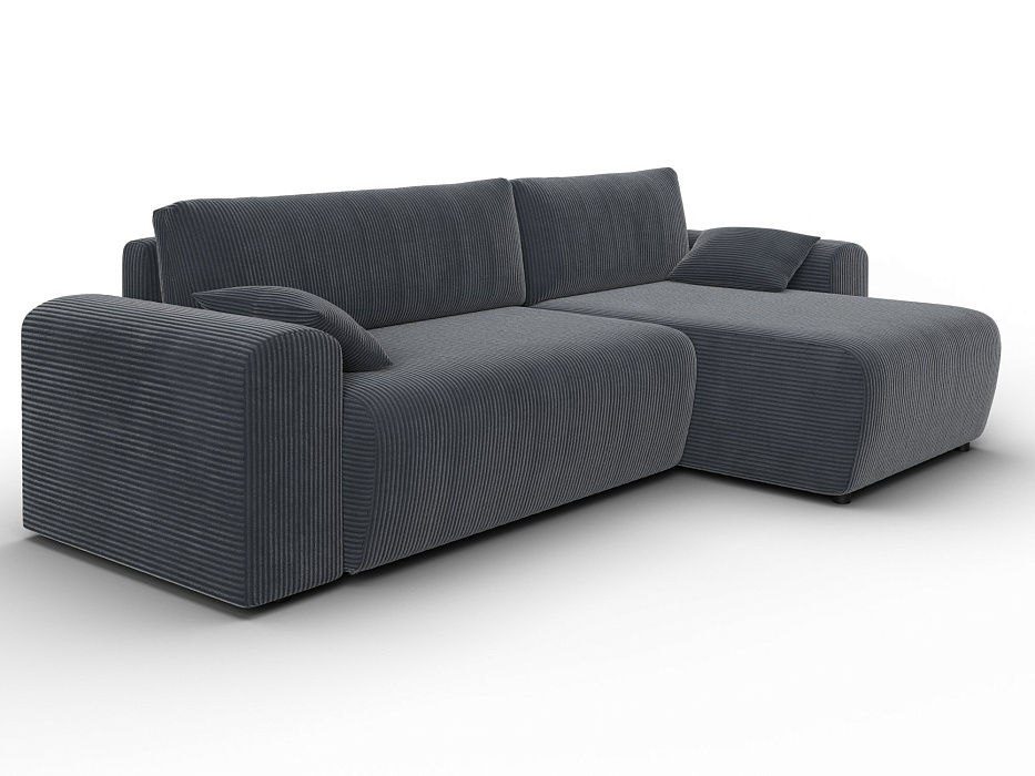 Диван угловой Лига-099 угол универсальный (vertical серый)