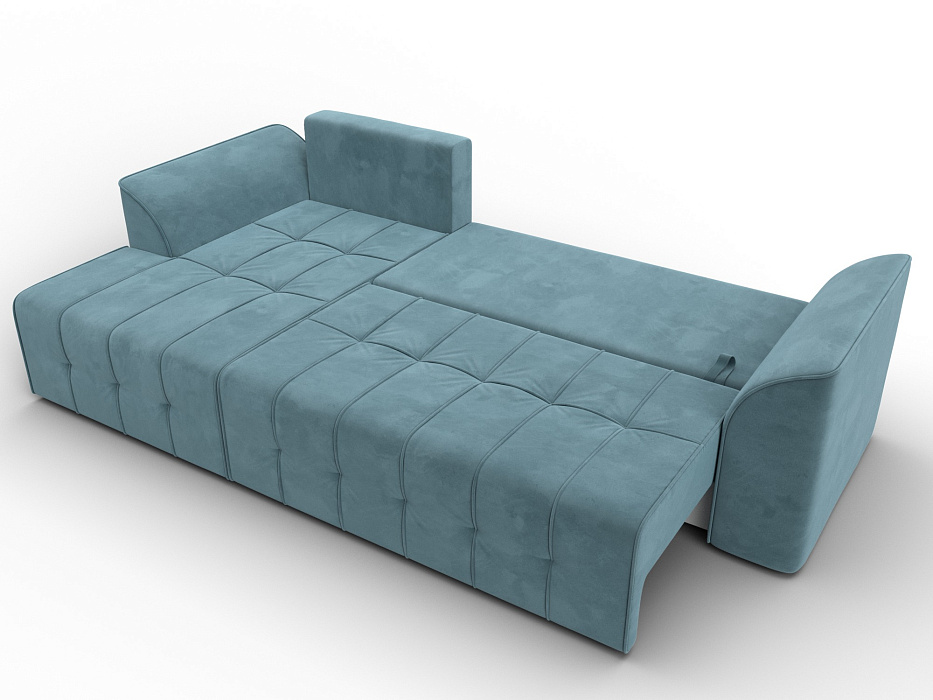 Диван угловой Лига-113 угол левый (seven 113 бирюзовый)