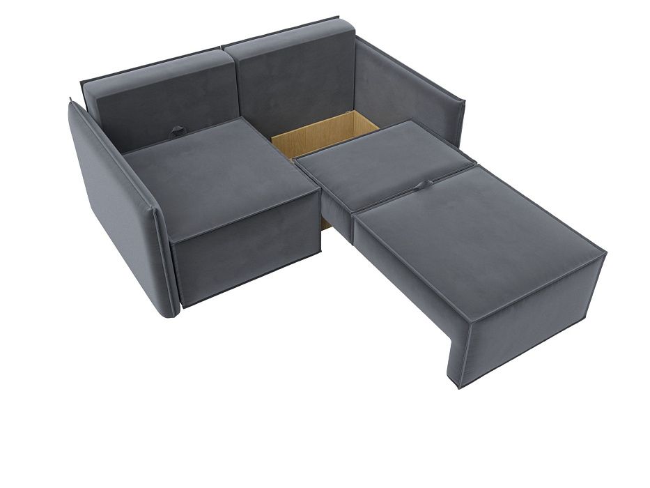 Диван прямой Либерти мини (seven 17 серый)