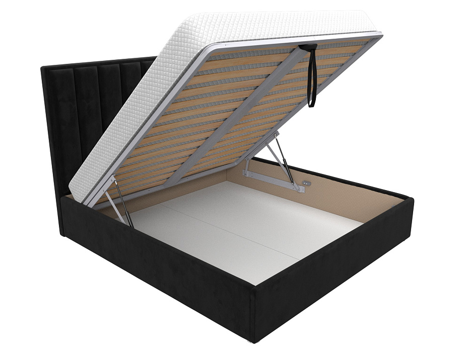 Кровать интерьерная Афродита 180 (seven 35 черный)