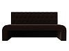 Кухонный прямой диван Кармен Люкс (коричневый)