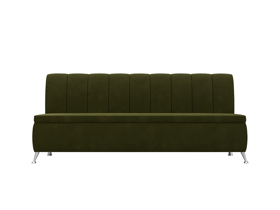 Диван кухонный прямой Кантри (зеленый)