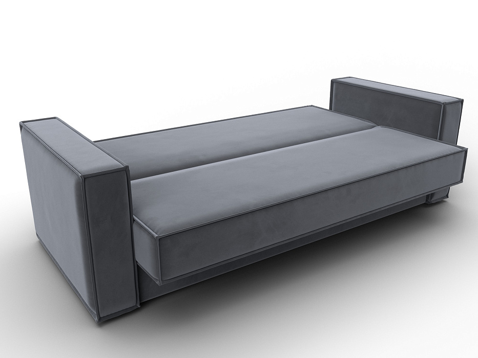 Диван-книжка Куба (seven 17 серый)