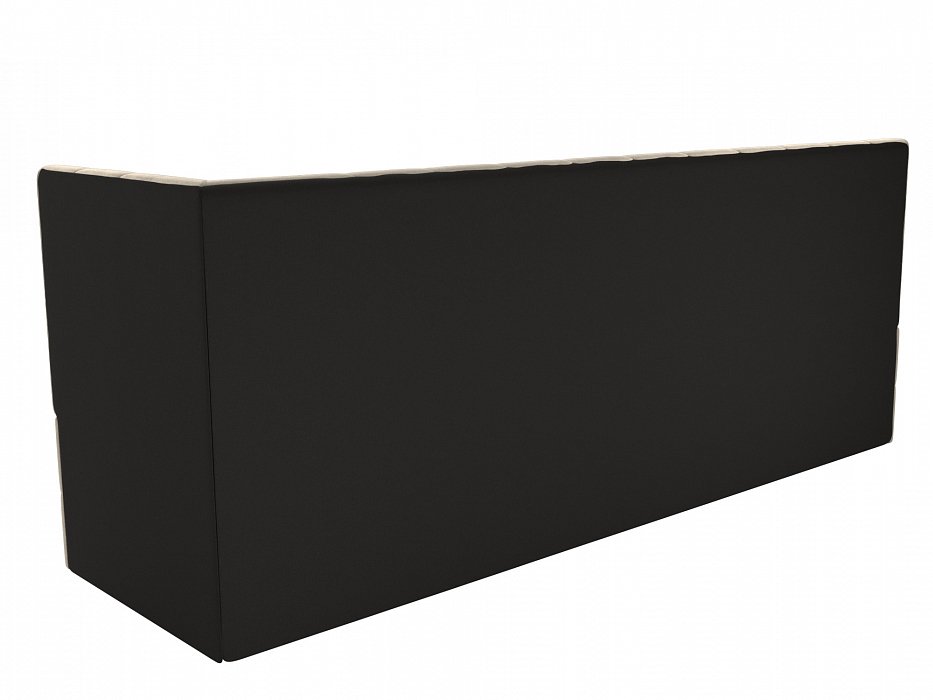 Диван кухонный прямой Бриз с углом справа (бежевый)