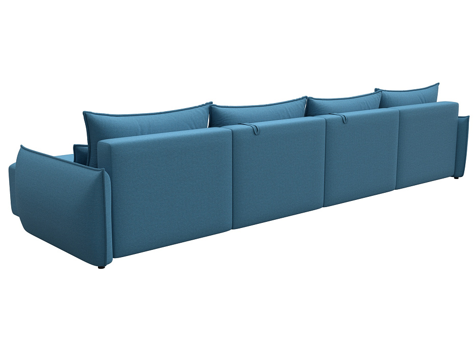 Диван П-образный Лига-051 НПБ Лонг (амур 10 голубой)