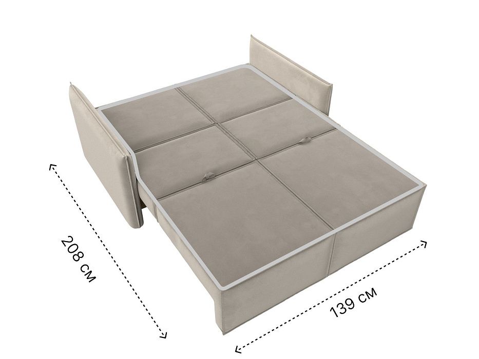 Диван прямой Либерти мини (бежевый)