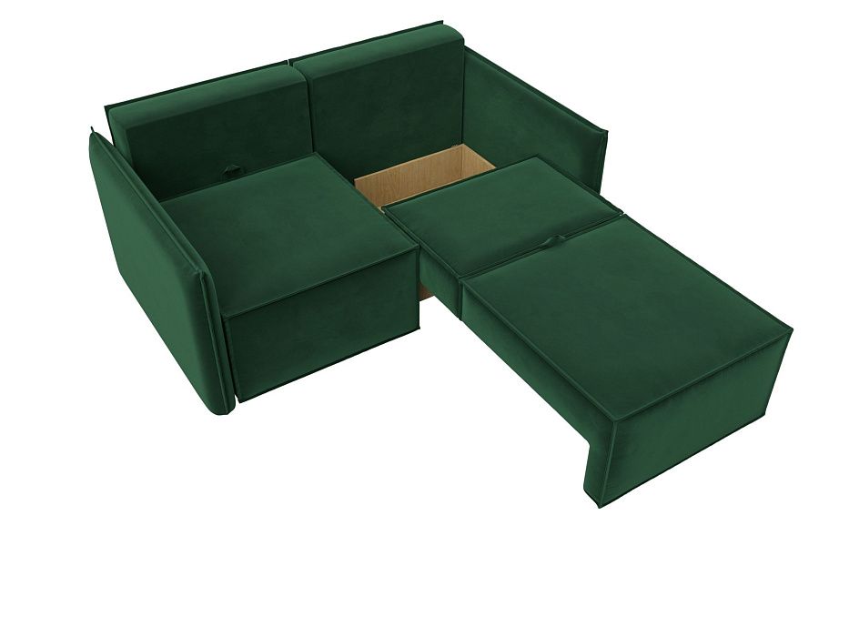 Диван прямой Либерти мини (seven 626 зеленый)