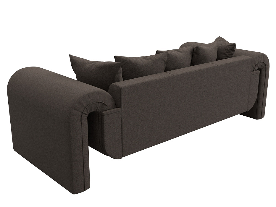 Диван прямой Волна (амур 05 коричневый)