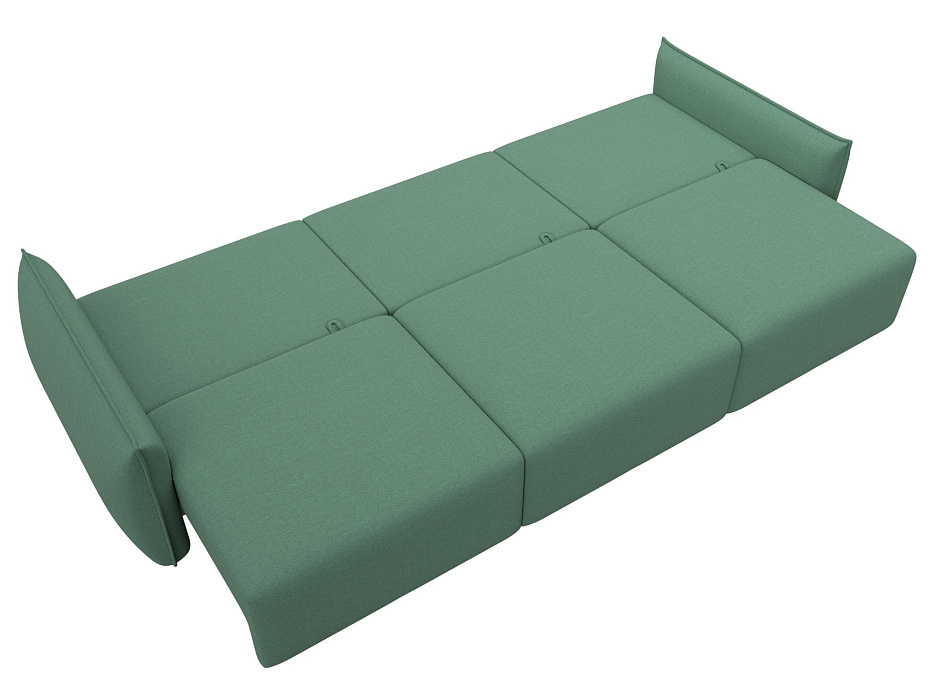 Диван прямой Лига-051 НПБ Лонг (амур 11 зеленый)