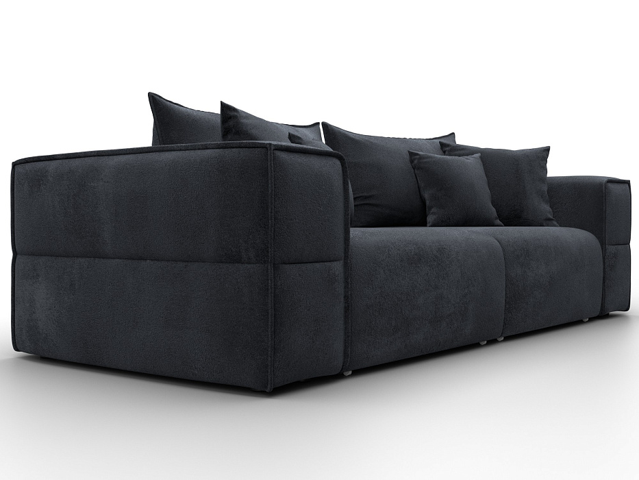 Диван прямой Лига-058 НПБ (tower 11 темно-серый)