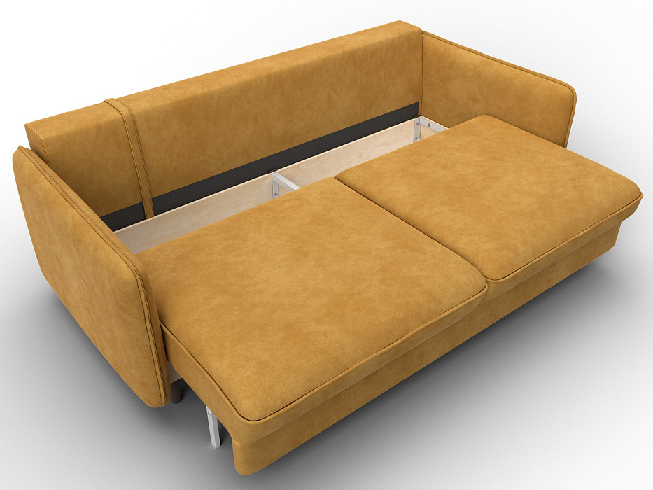 Диван прямой Лига-064 НПБ (brut 10 желтый)