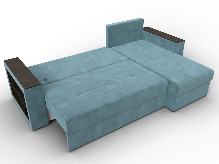 Диван угловой Дубай Лайт угол универсальный (seven 113 бирюзовый)