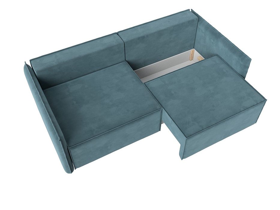 Диван прямой Либерти (seven 113 бирюзовый)