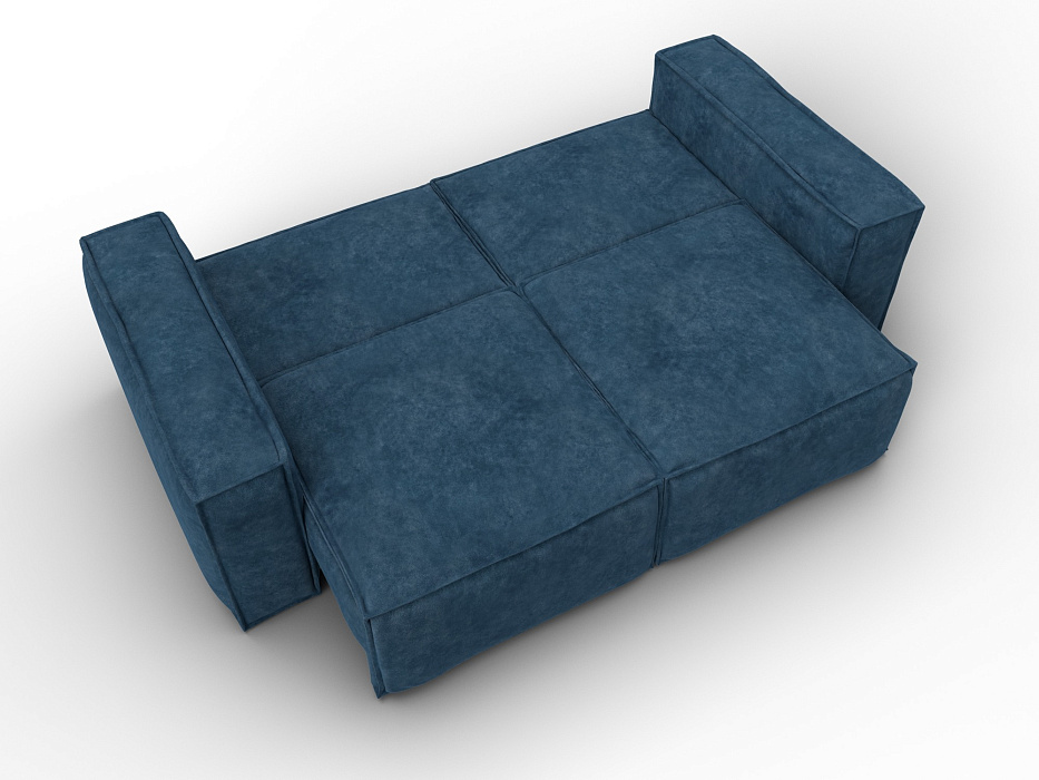 Диван прямой Лига-081 НПБ (brut 11 синий)