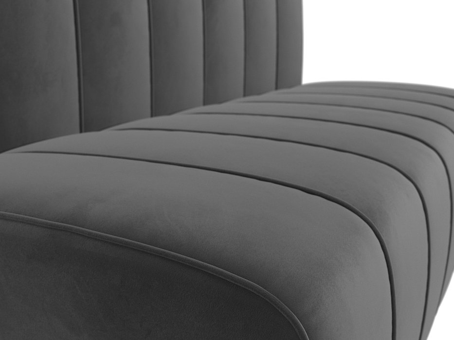 Диван кухонный прямой Ральф (seven 17 серый)