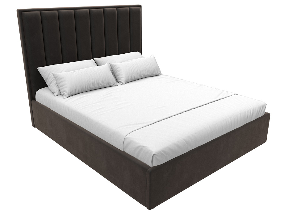 Кровать интерьерная Афродита 160 (seven 727 коричневый)