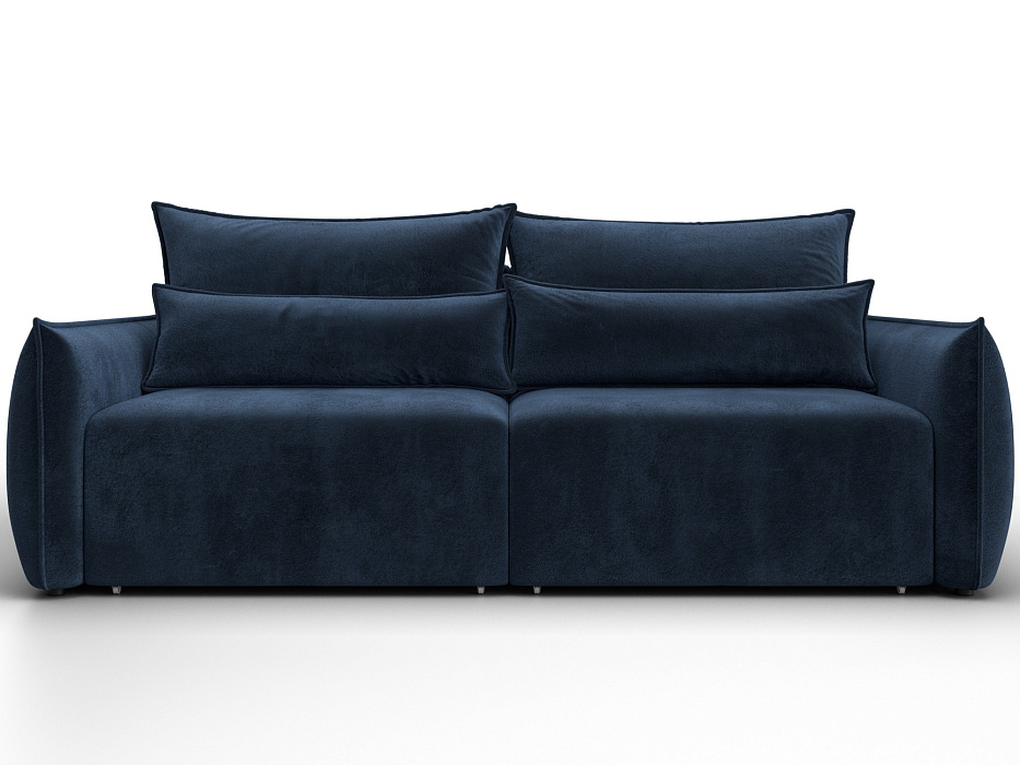 Диван прямой Лига-051 НПБ (tower 13 синий)