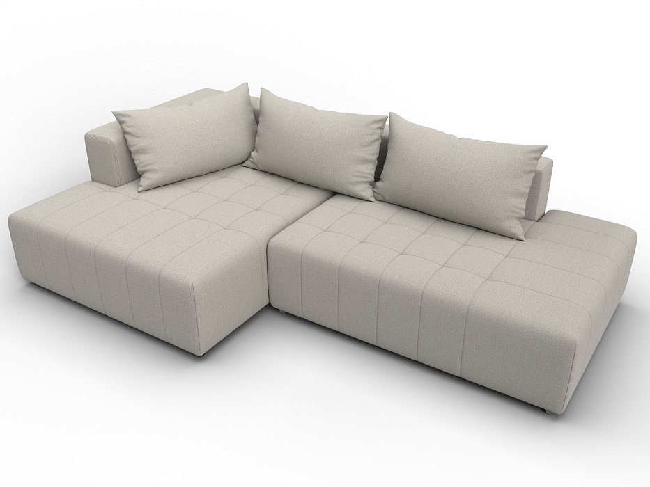 Диван угловой Лига-103 НПБ угол левый (амур 02 бежевый)