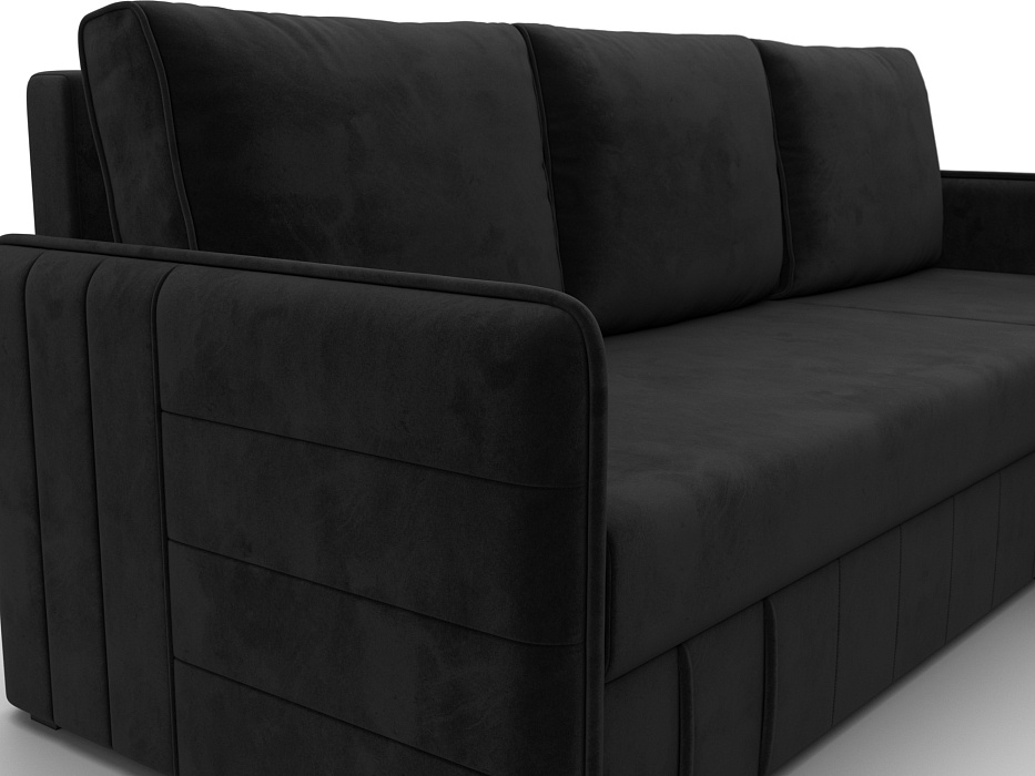 Диван угловой Слим угол универсальный (seven 35 черный)