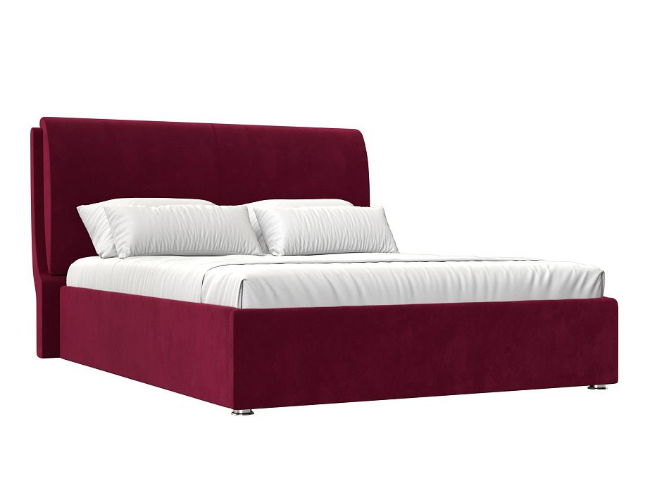 Кровать интерьерная Принцесса 160 (бордовый)