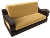 Прямой диван Меркурий 160 (желтый\коричневый цвет)