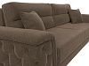 Прямой диван Лига-023 (коричневый)