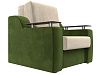 Кресло-кровать Сенатор 80 (бежевый\зеленый)