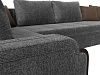 П-образный диван Николь (серый\коричневый\коричневый)