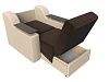 Кресло-кровать Сенатор 80 (коричневый\бежевый)